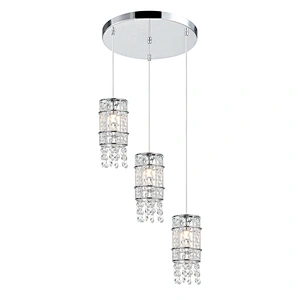 Modern luxury crystal pendant light beautiful high-end home hotel hotel decoration pendant light