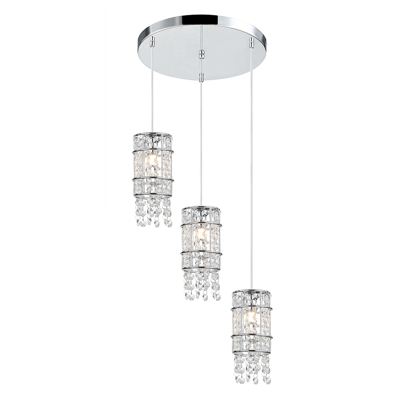 Modern luxury crystal pendant light beautiful high-end home hotel hotel decoration pendant light