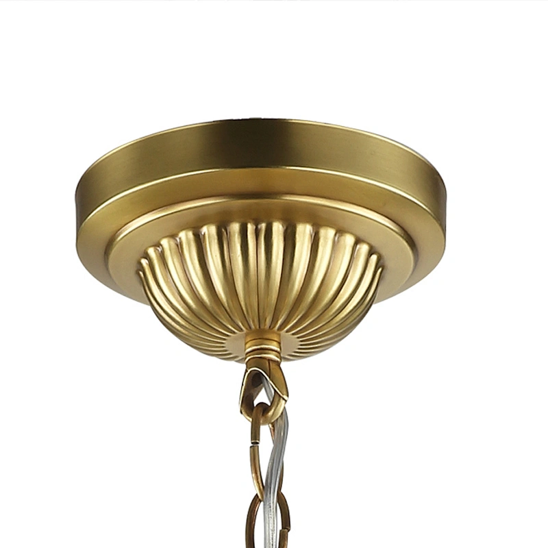 Modern luxury elegant painting gold chandelier pendant light beautiful E14 high-end pendant light