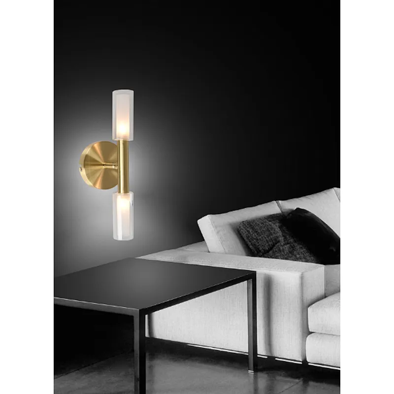 Popular European modern luxury gold wall lamp restaurant bar home hotel decoration G9 wall lamp