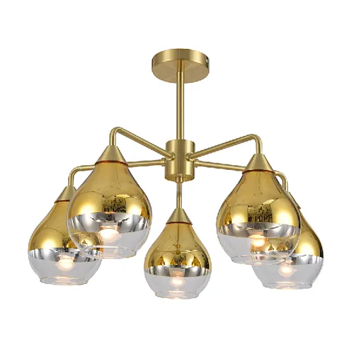 European contemporary gold ceiling lamp wholesale modern luxury E27 ceiling lamp for house