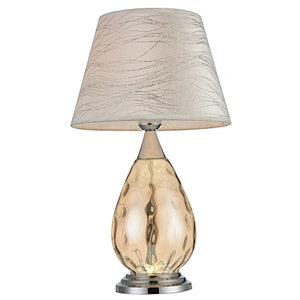 Arabic style glass modern fabric led table lamp