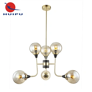 Modern new product residential French style light satin gold chandelier