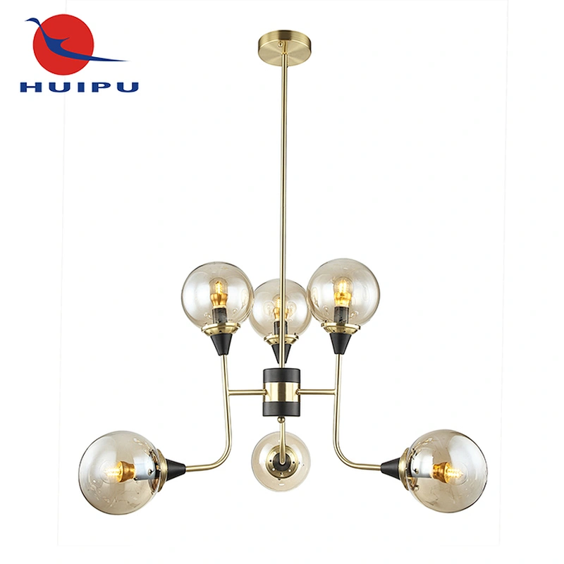 Modern new product residential French style light satin gold chandelier