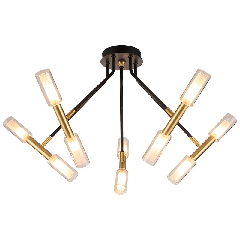 European Ceiling lights lighting glass modern lamp G9 luxury house hotel ceiling chandelier lamp