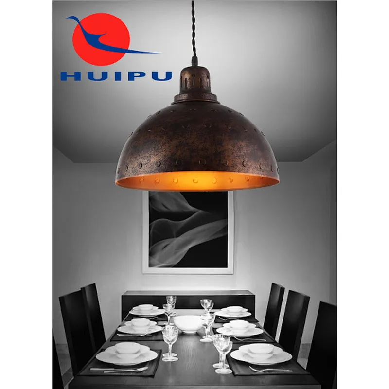 American industrial style rustic iron art pendant light