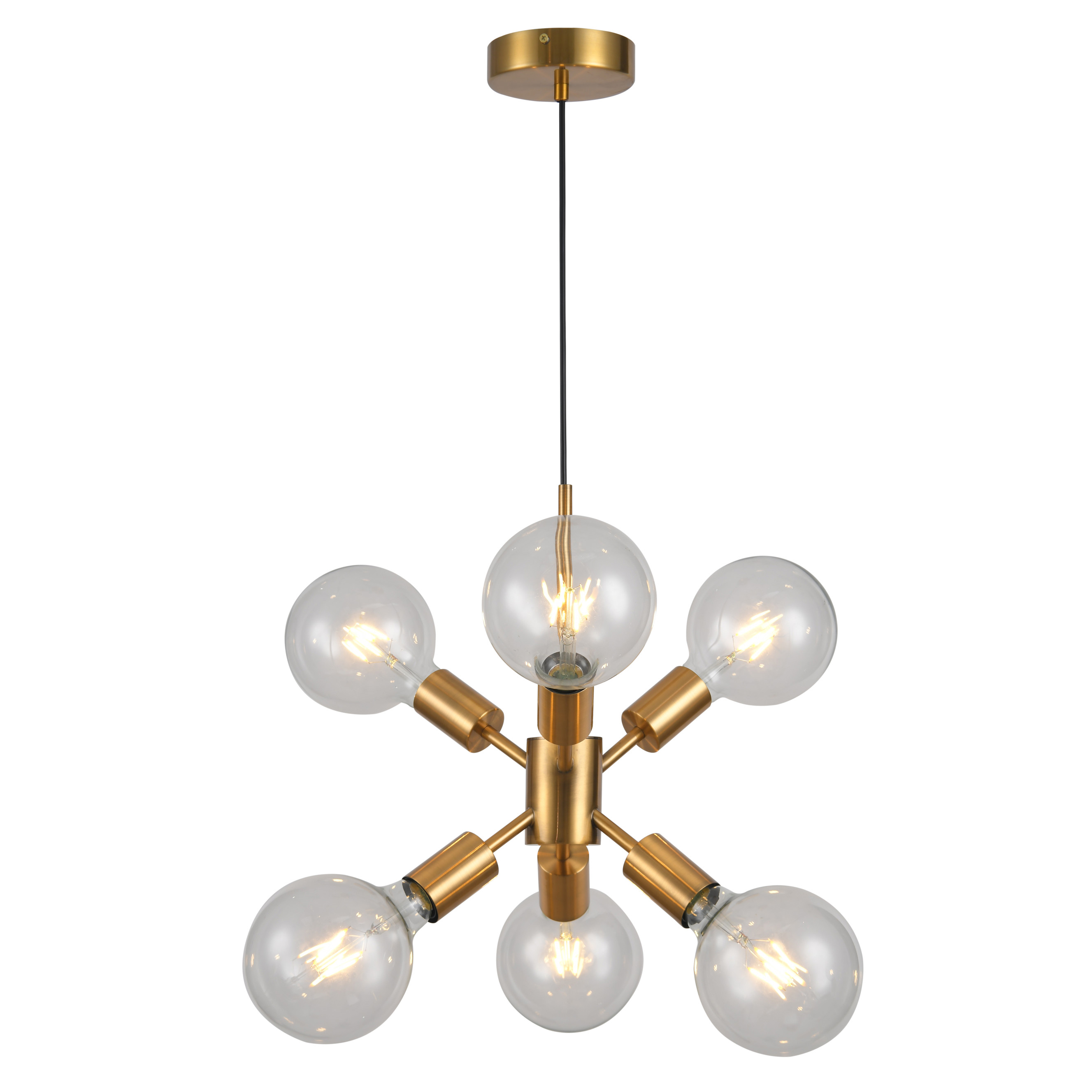 China wholesale modern pendant light  indoor decoration 6 lights pendant chandelier