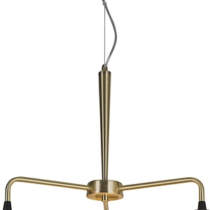 New Design Luxury Modern Pendant Light Hotel Villa Glass Shade Gold Chandelier Hanging Light With E14 Lamp Holder