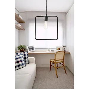Contemporary painting pendant light good quality black E27 restaurant bar home hotel decoration pendant light