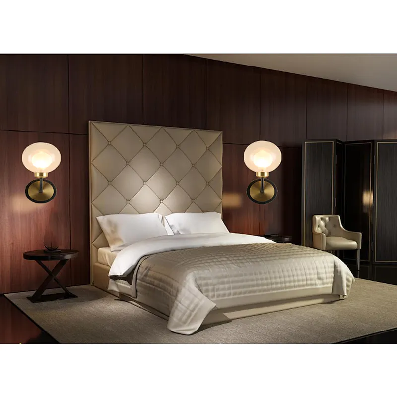 Modern bedside light European home hotel villa decoration wall light