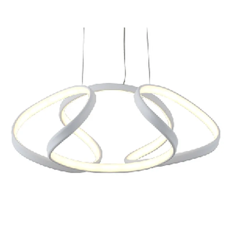 White LED modern pendant light European style creative metal pendant lamp for home office hotel