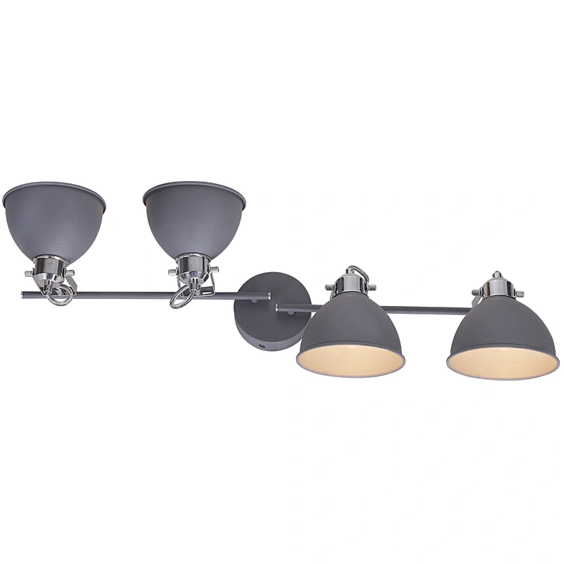 Modern Popular Double Lights Metal Flexible Wall Lights Indoor In Wall Lamps