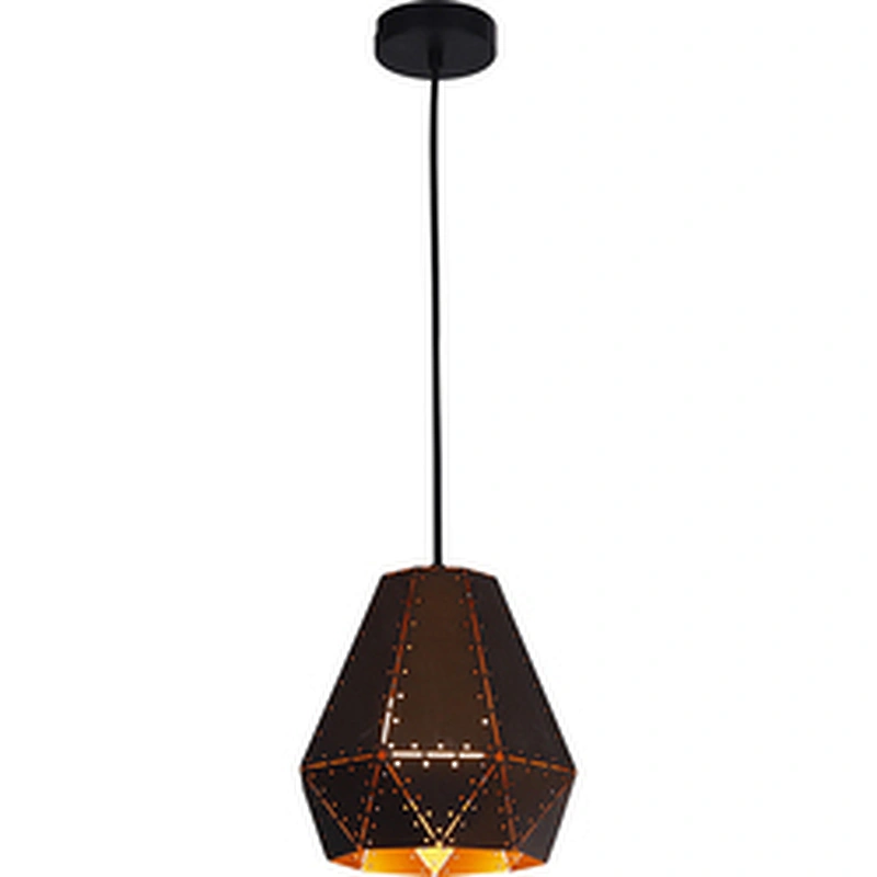 Vintage Iron Art Unique Antique Rusty Bronze Bar Home Indoor Pendant Light