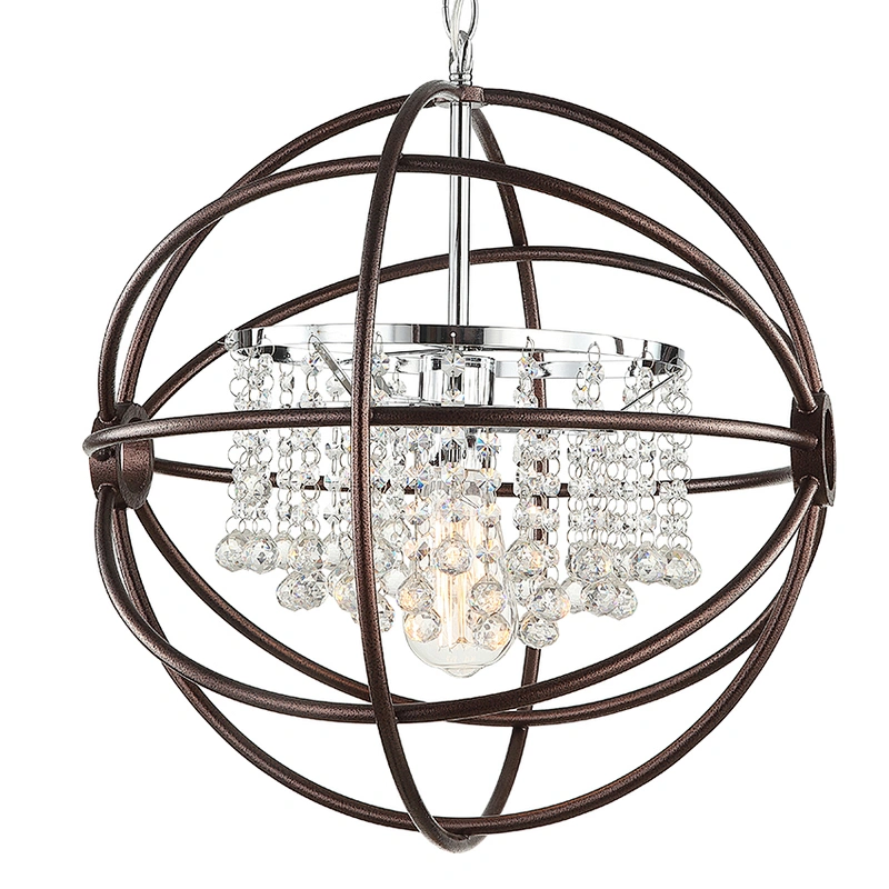 Kitchen island crystal pendant lighting chain chandeliers
