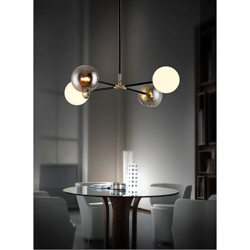 Pendant light modern creative home decoration 4 lights LED chandelier pendant light