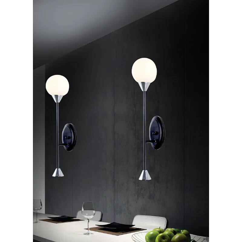 European modern black pendant lamp LED G9*3 white glass godle modern lighting applicant in indoor decoration