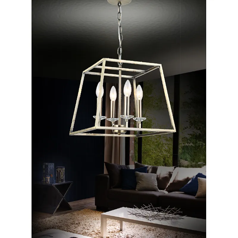 European classical brass pendant light good quality Restaurant Bar Home Hotel Decoration candle E14 pendant light