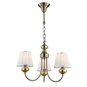 Top Sale Indoor Decoration 3 Lights Antique Brass Chandelier