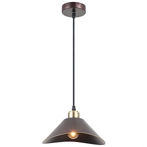 Postmodern Style Brass Lamp Cup 5 Lamp Holders Coffee Metal Unique Ceiling Lamp