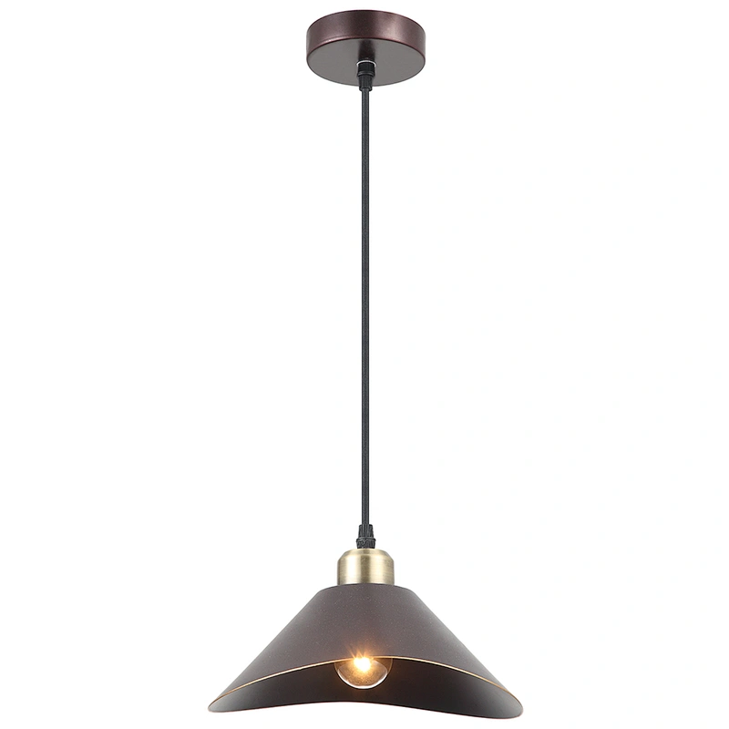 Postmodern Style Brass Lamp Cup 5 Lamp Holders Coffee Metal Unique Ceiling Lamp
