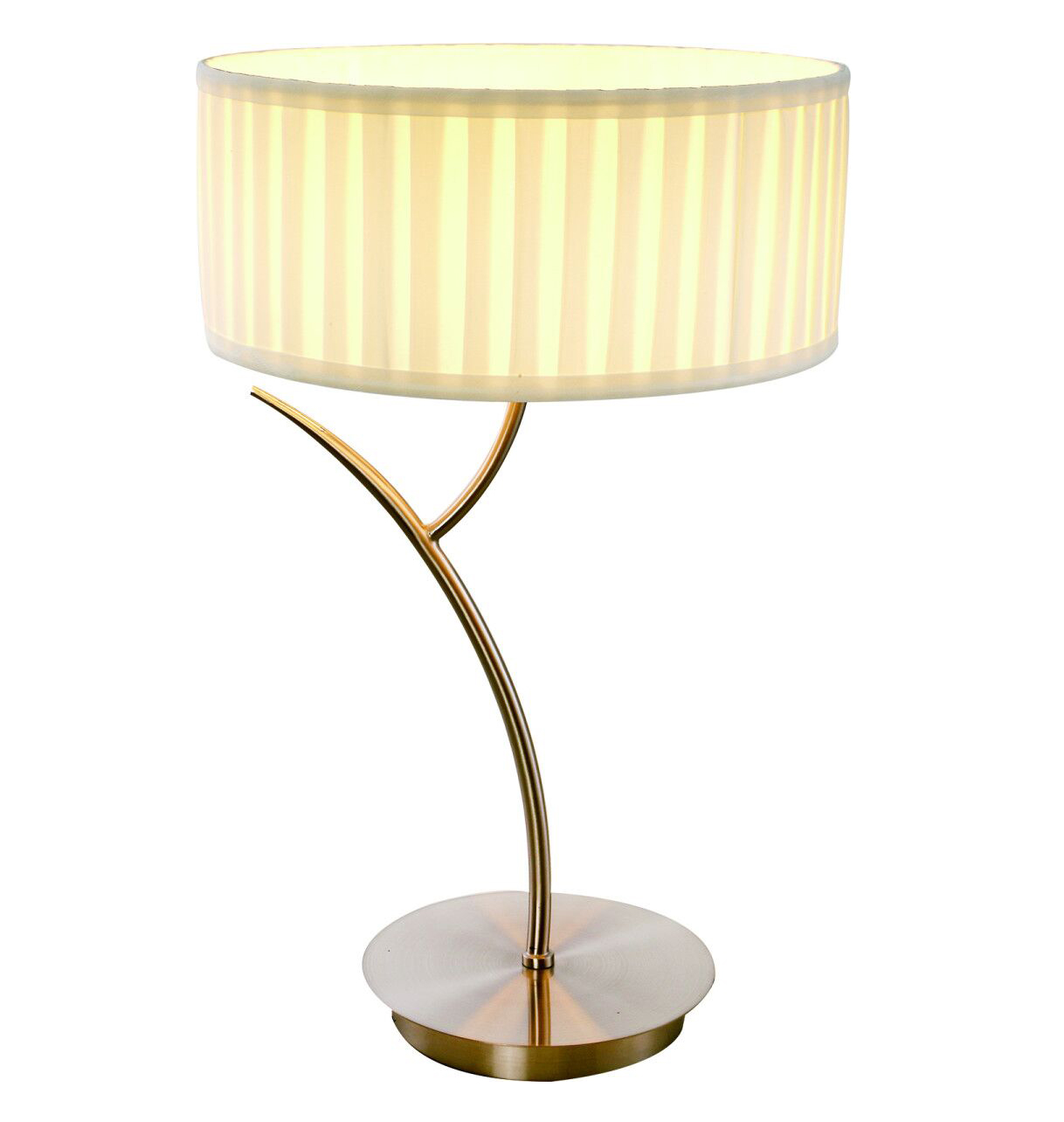 China selling modern white cloth table lamp E27