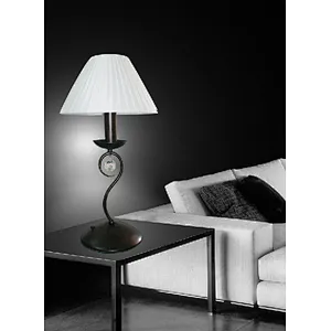 Nordic modern classic table lamp with white cloth cover