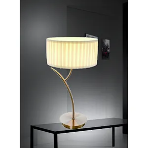China selling modern white cloth table lamp E27