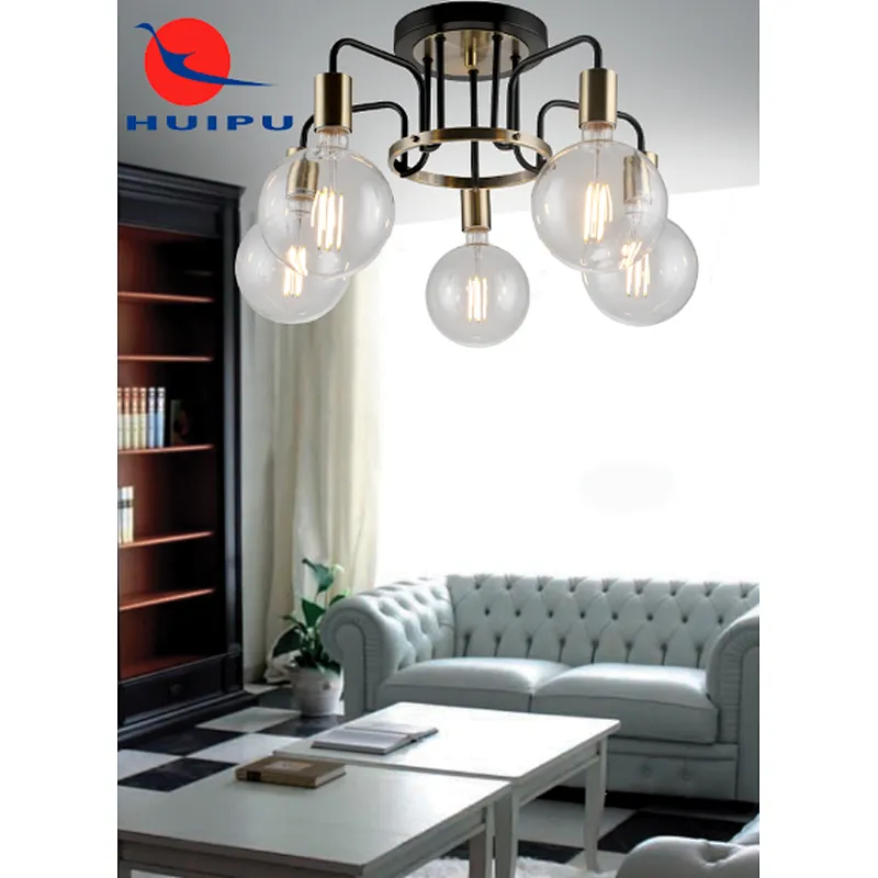 Nordic post-modern simple metal ceiling light E27