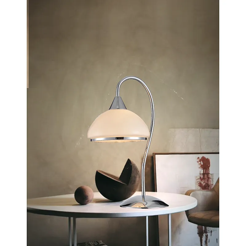 Modern table lamp simple chrome desk lamp home hotel lighting