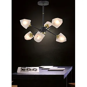 2022 new modern fancy glass chandelier ceiling lamp in China
