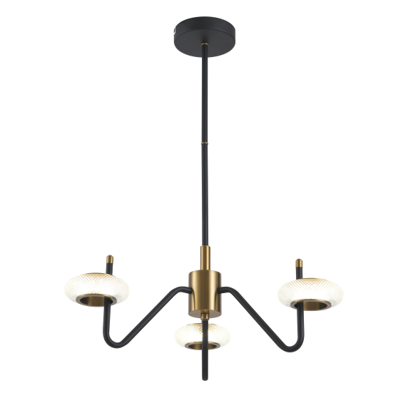 2022 French style modern led 3 lights crystal chandelier pendant light
