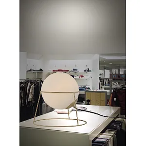 Nordic characteristic modern white glass table lamp