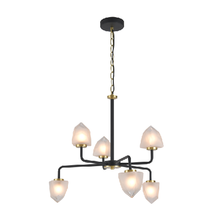 Nordic style modern simple characteristic glass pendant light
