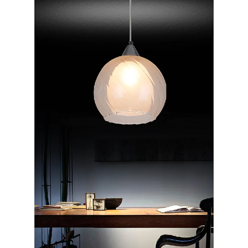 modern simple glass pendant lighting fixtures for dining kitchen decoration