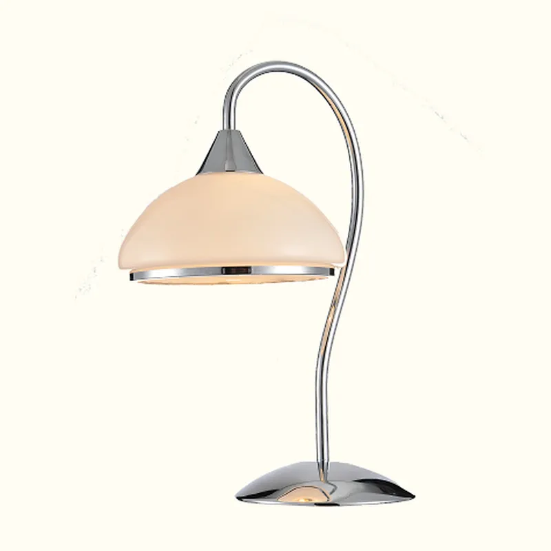 Modern table lamp simple chrome desk lamp home hotel lighting
