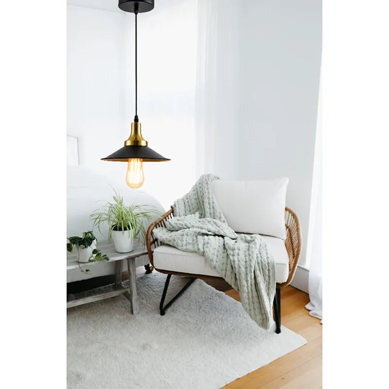 American style iron art E27 pendant light house decoration lighting fixtures