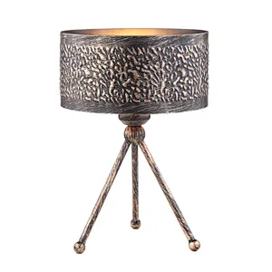 American retro features iron table lamp with E27 lampholder