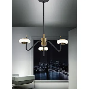 2022 French style modern led 3 lights crystal chandelier pendant light