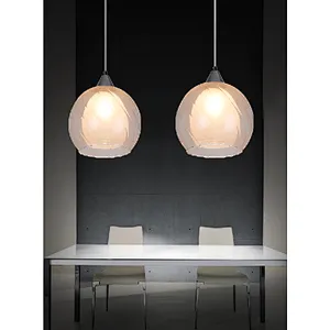 modern simple glass pendant lighting fixtures for dining kitchen decoration