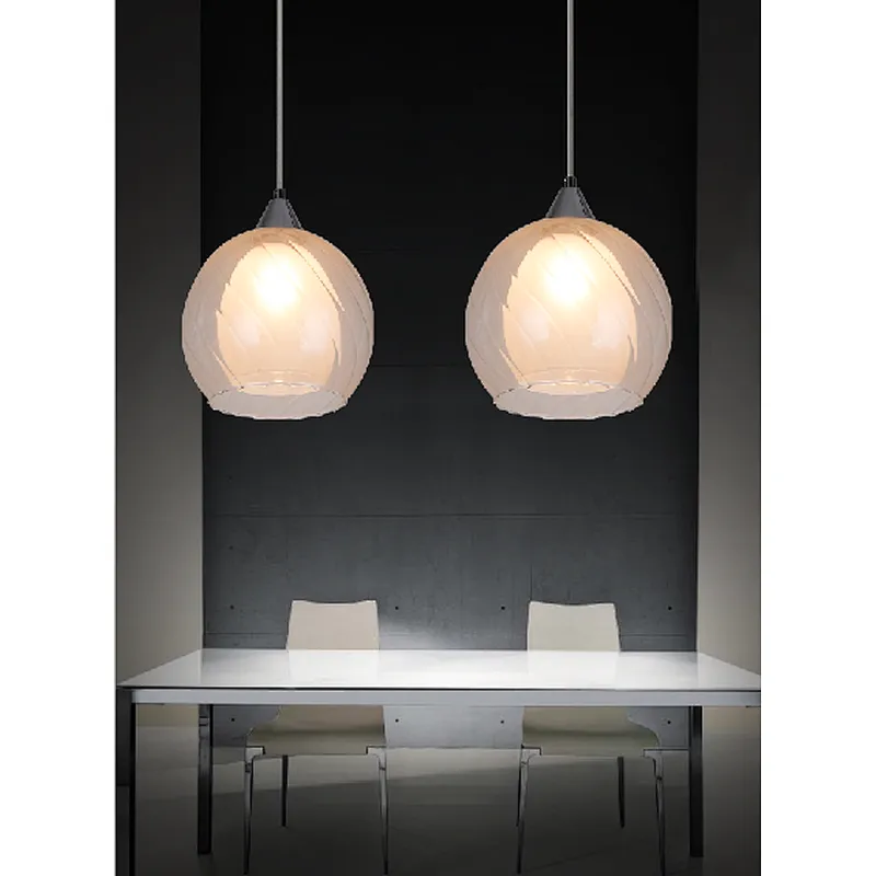 modern simple glass pendant lighting fixtures for dining kitchen decoration