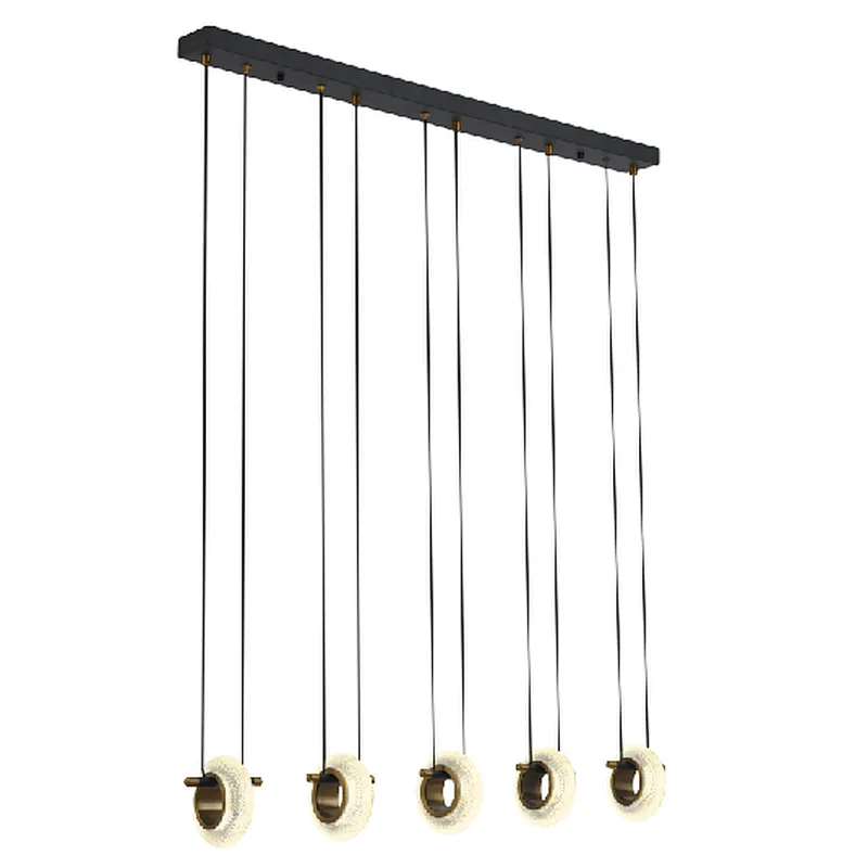 Beautiful French style modern led pendant light crystal home hotel mall decoration lighting