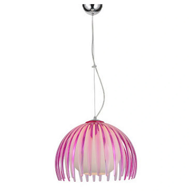 Post-modern simple acrylic feather glass pendant light