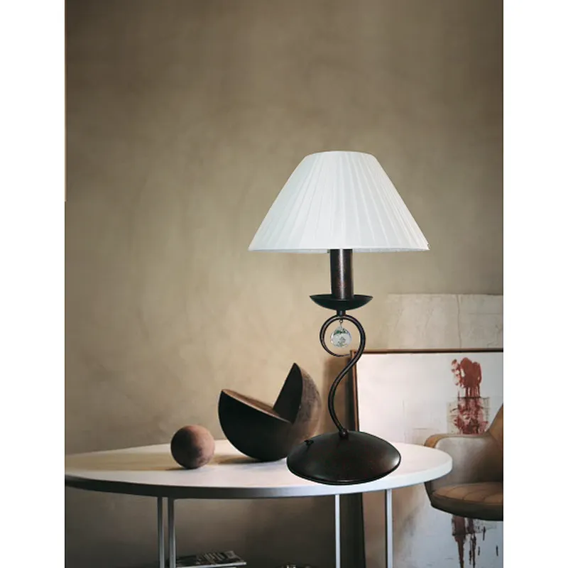 Nordic modern classic table lamp with white cloth cover