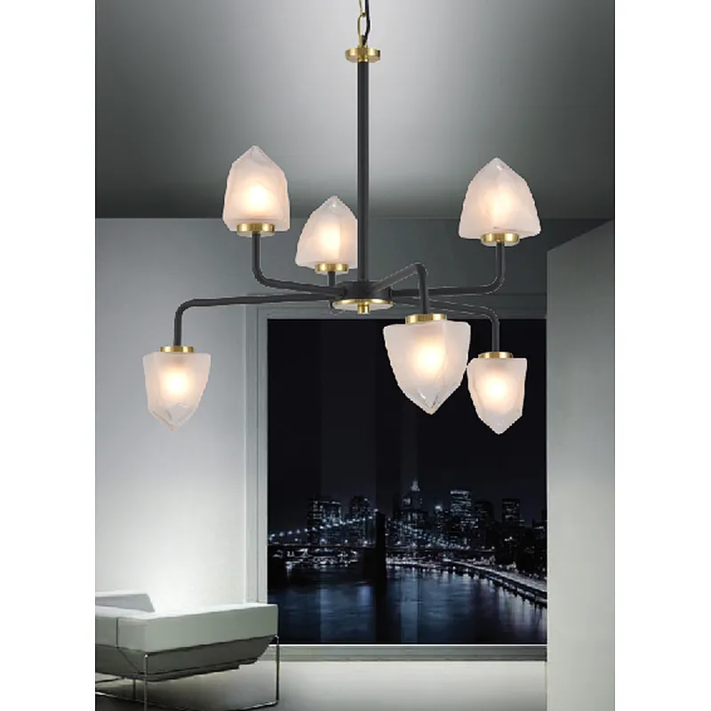 Nordic style modern simple characteristic glass pendant light