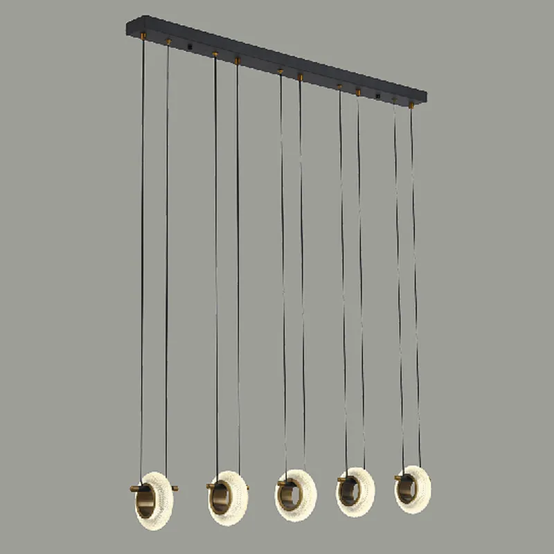 Beautiful French style modern led pendant light crystal home hotel mall decoration lighting