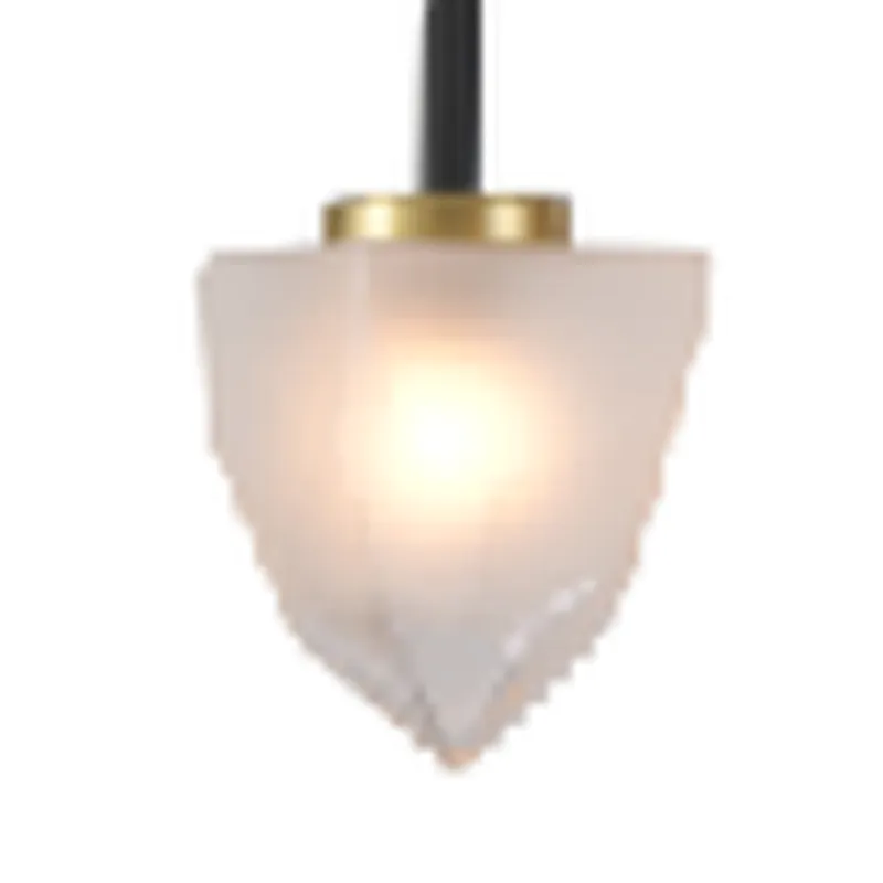 2022 Chinese modern luxury 8 lights chandelier with beautiful glass