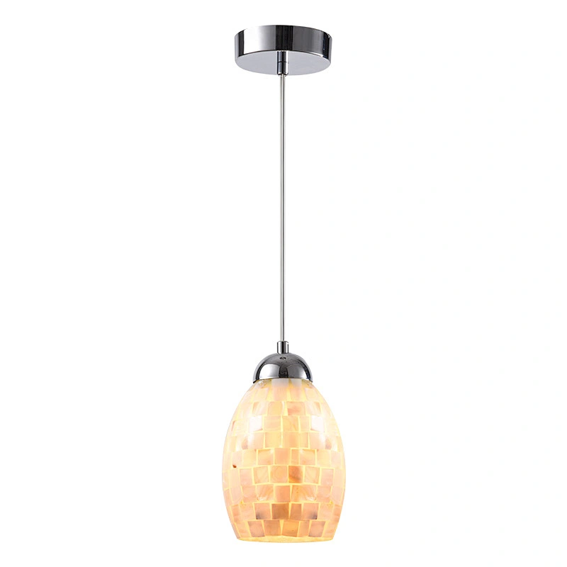Hot selling modern shell glass pendant light