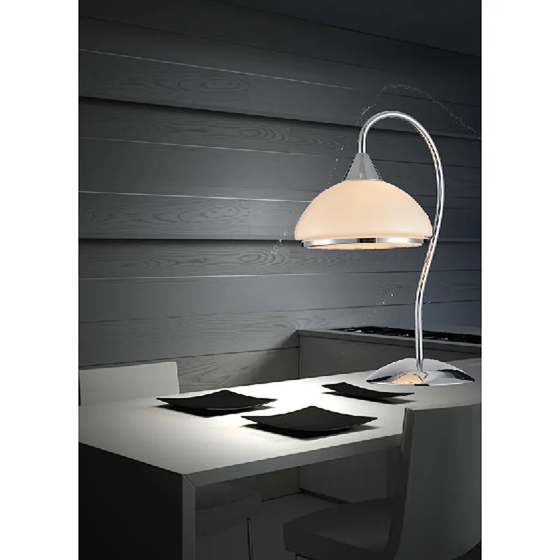 Modern table lamp simple chrome desk lamp home hotel lighting