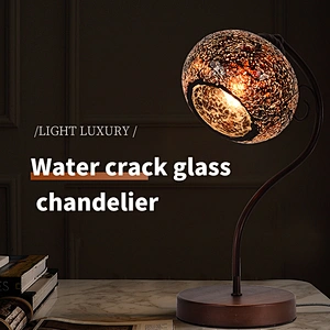 2022 beautiful characteristic fancy glass table lamp