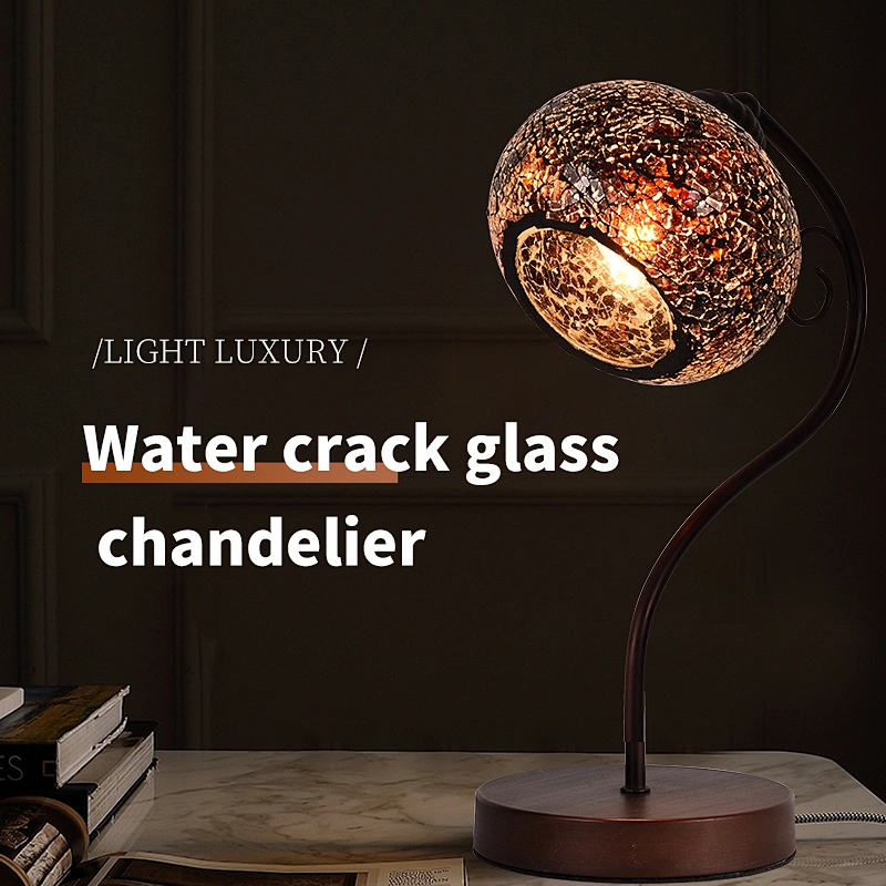 2022 beautiful characteristic fancy glass table lamp